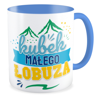 KUBEK MAŁEGO ŁOBUZA niebieski